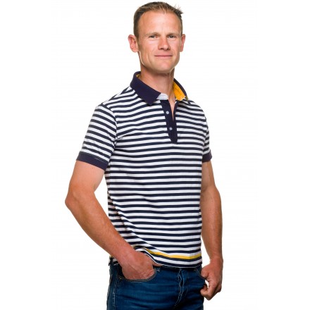 Polo marinière homme