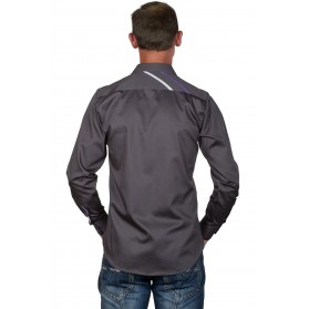 Chemise grise homme